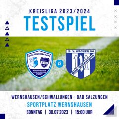 Testspiel 1. Mannschaft