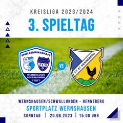3.Spieltag Kreisliga Rhön-Rennsteig 2023/2024