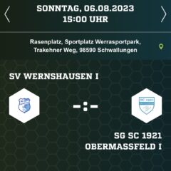 1.Spieltag Kreisliga Rhön-Rennsteig 2023/2024