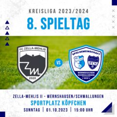 8. Spieltag Kreisliga Rhön-Rennsteig 2023/2024