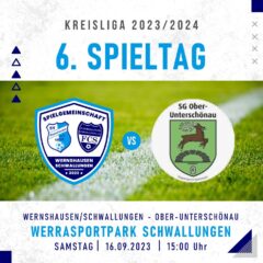 6. Spieltag Kreisliga Rhön-Rennsteig 2023/2024