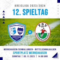 12. Spieltag Kreisliga Rhön-Rennsteig 2023/2024