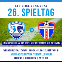 26. Spieltag Kreisliga Rhön-Rennsteig 2023/2024