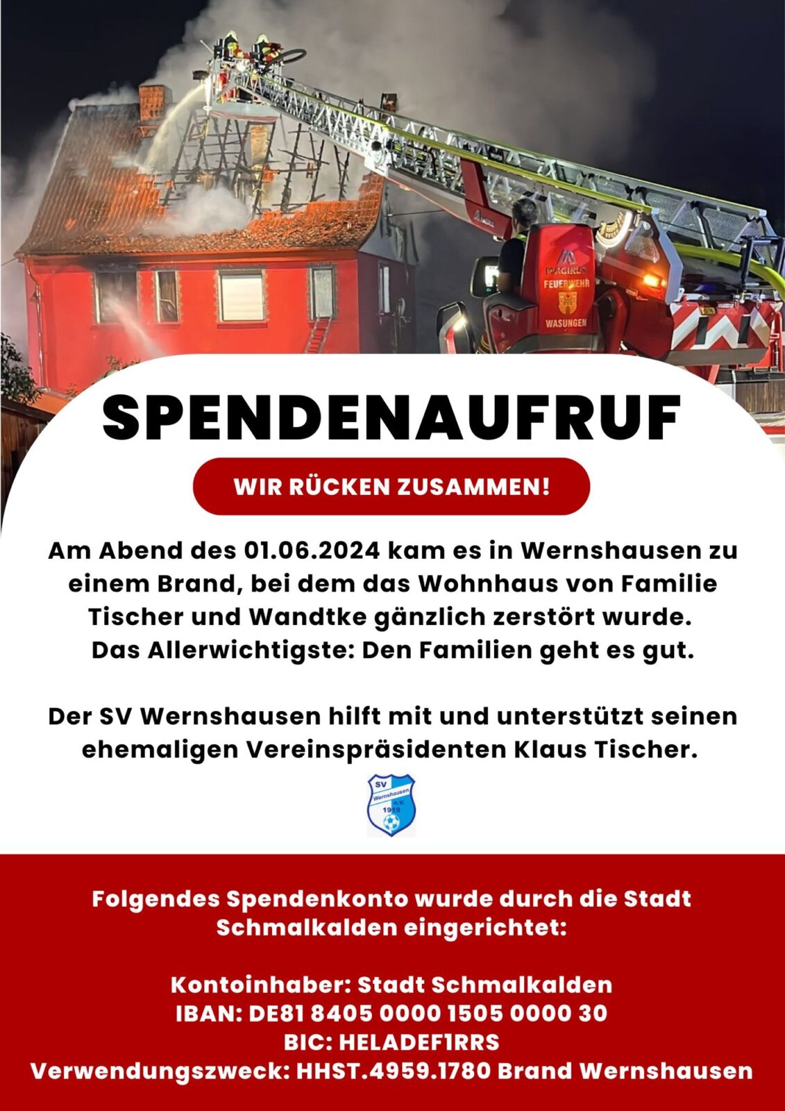 Spendenaufruf