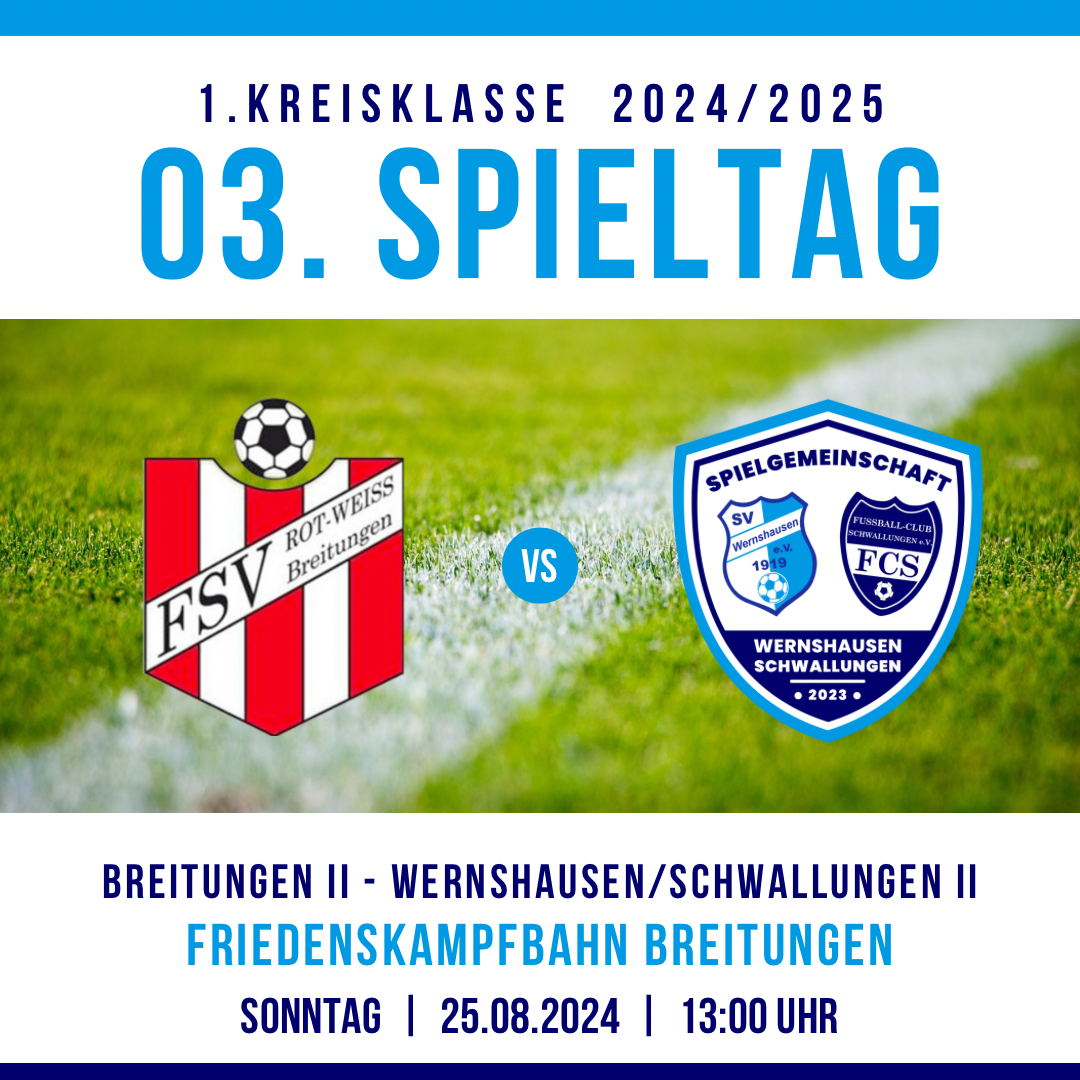 03. Spieltag 1. Kreisklasse Rhön-Rennsteig 2024/2025