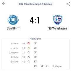 Auswärtsniederlage für 1. Mannschaft