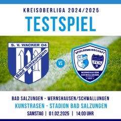 Erstes Vorbereitungsspiel 2025