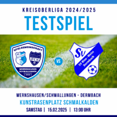Testspiel gegen Dermbach