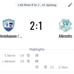 Heimsieg für 2. Mannschaft