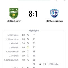 Erste Mannschaft geht in Goldlauter unter