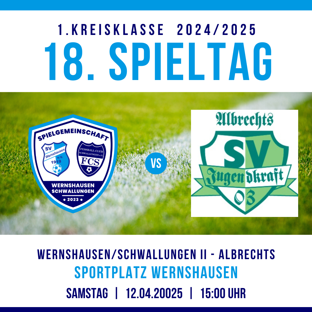 18. Spieltag 1. Kreisklasse Rhön-Rennsteig 2024/2025