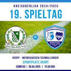 19. Spieltag Kreisoberliga Rhön-Rennsteig 2024/2025