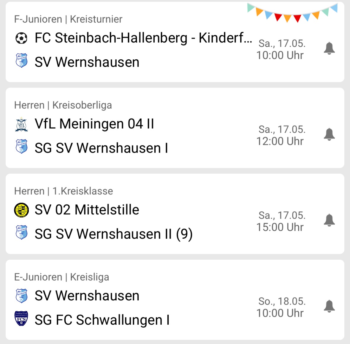 Spieltagsvorschau