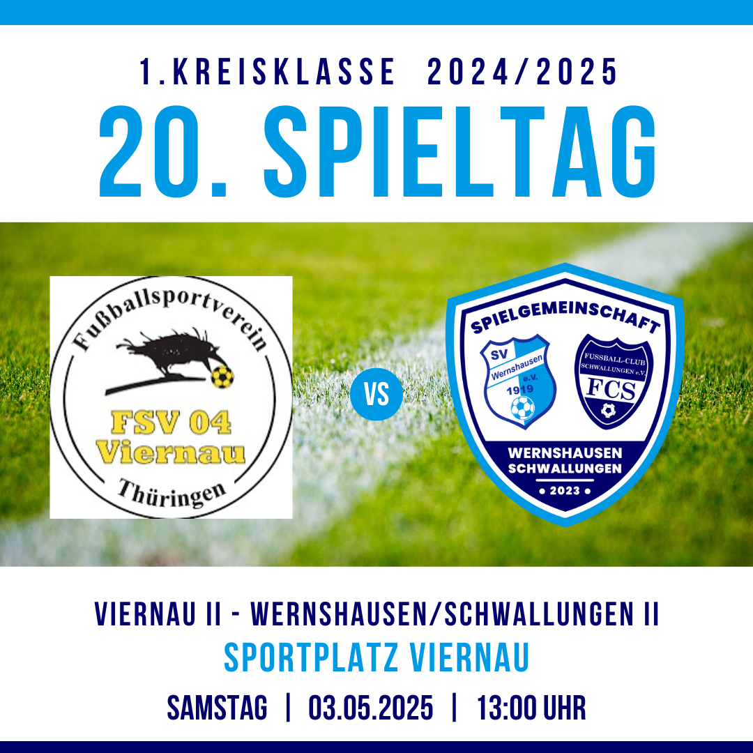 20. Spieltag 1. Kreisklasse Rhön-Rennsteig 2024/2025