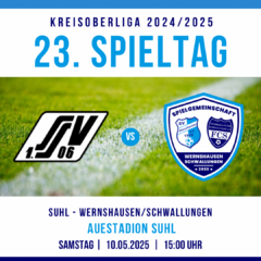 23. Spieltag Kreisoberliga Rhön-Rennsteig 2024/2025