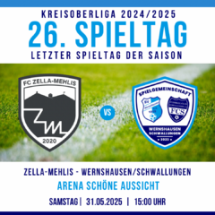 26. Spieltag Kreisoberliga Rhön-Rennsteig 2024/2025