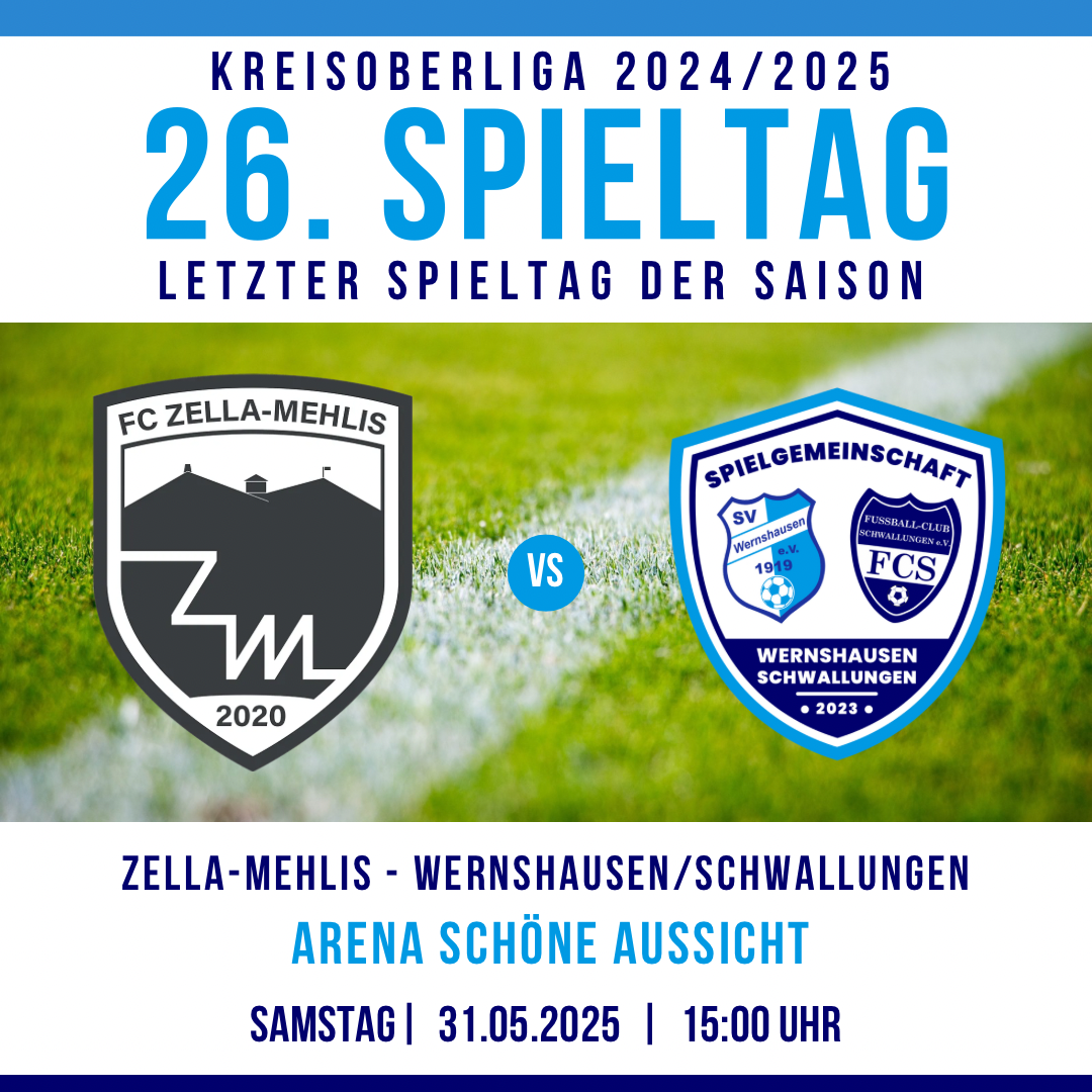 26. Spieltag Kreisoberliga Rhön-Rennsteig 2024/2025