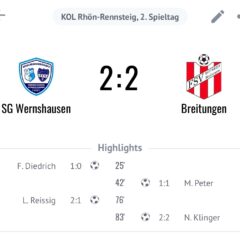 Punkteteilung im Derby