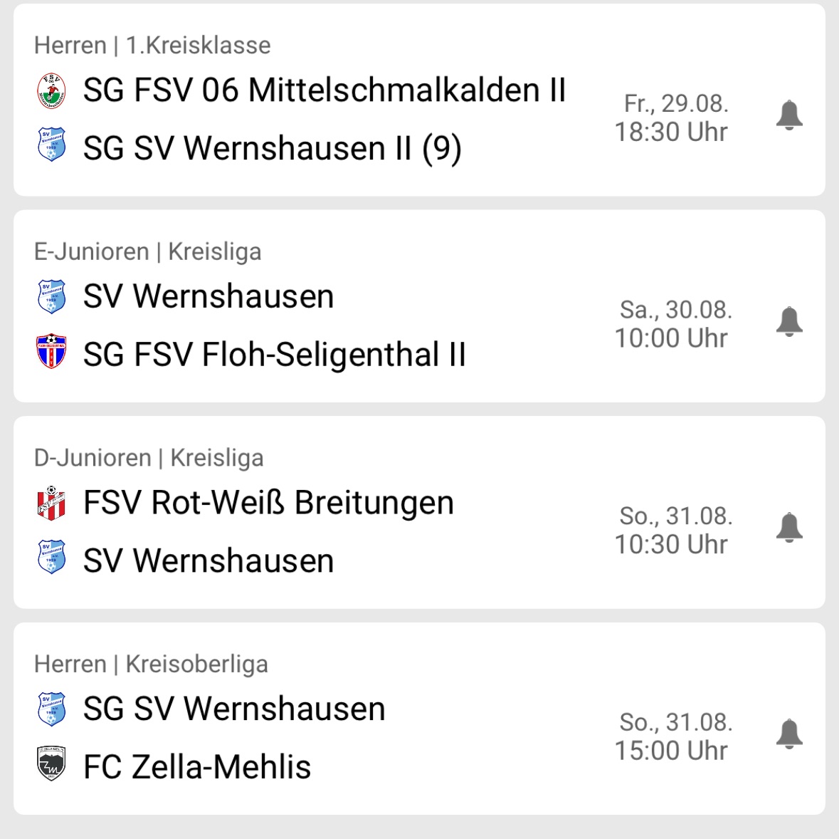Spieltagsvorschau