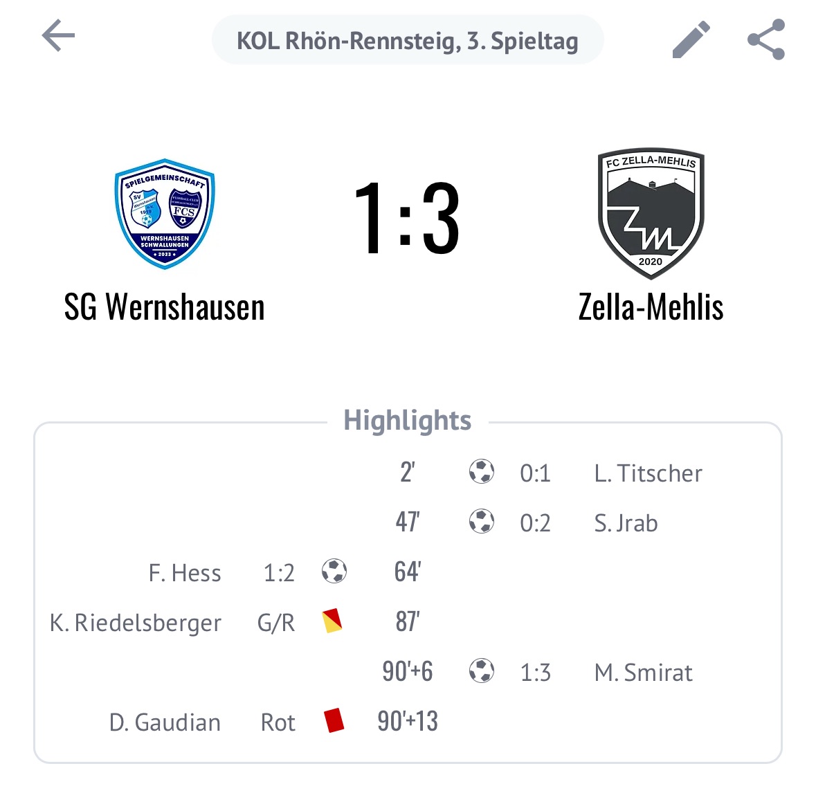 Heimniederlage für Erste Mannschaft