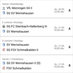 Spieltagsvorschau