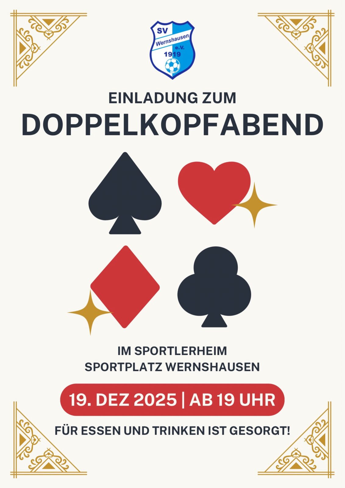 Doppelkopfabend im Sportlerheim