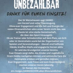 Ehrenamt ist unbezahlbar