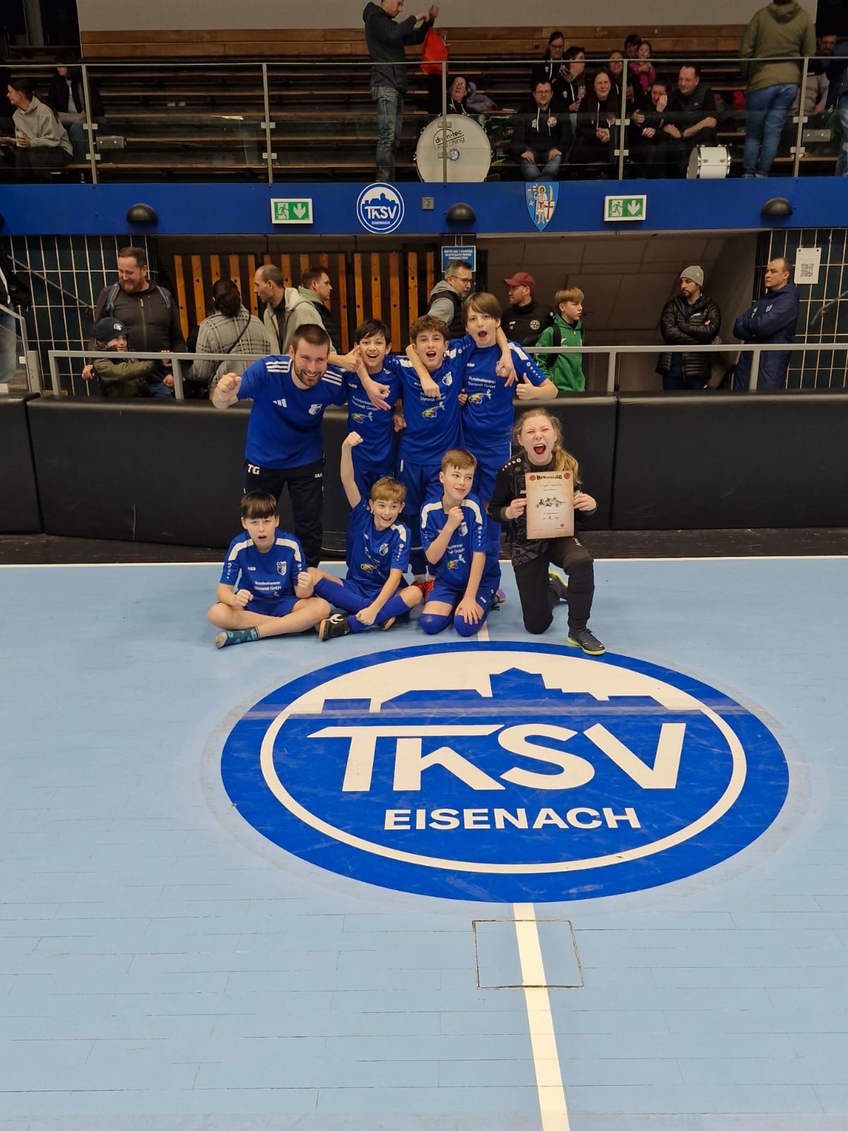 Hallenturnier D-Junioren in Eisenach