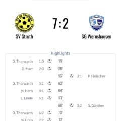 1. Mannschaft verliert deutlich