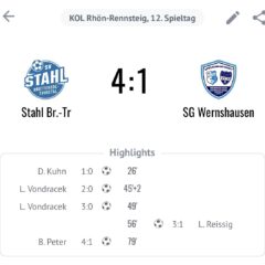 Erste Mannschaft verliert gegen die Stahlelf