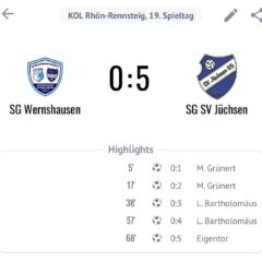 Deutliche Heimpleite für unsere Erste