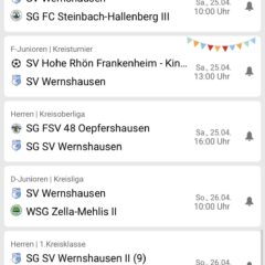 Spieltagsvorschau