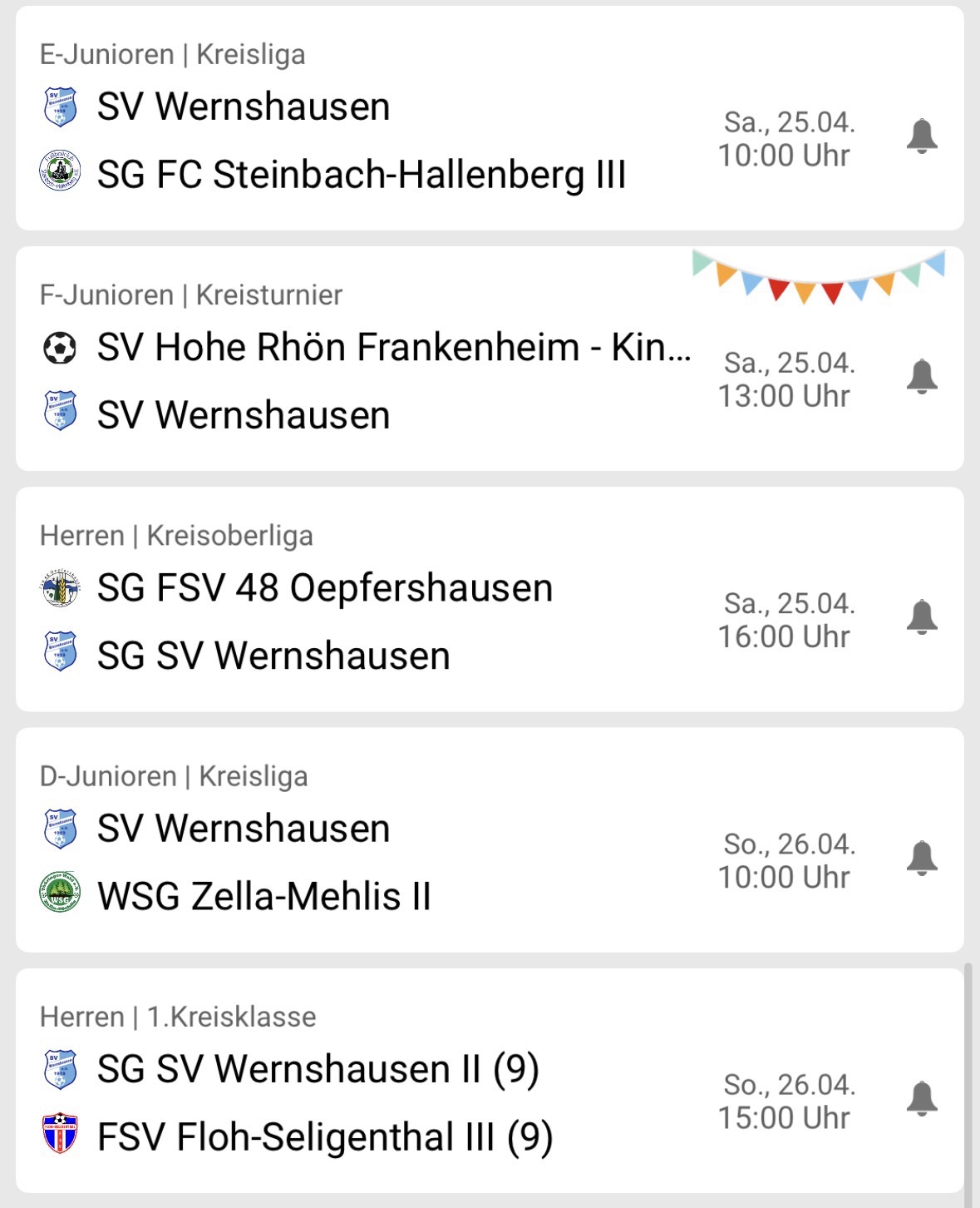 Spieltagsvorschau