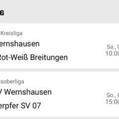 Spieltagsvorschau