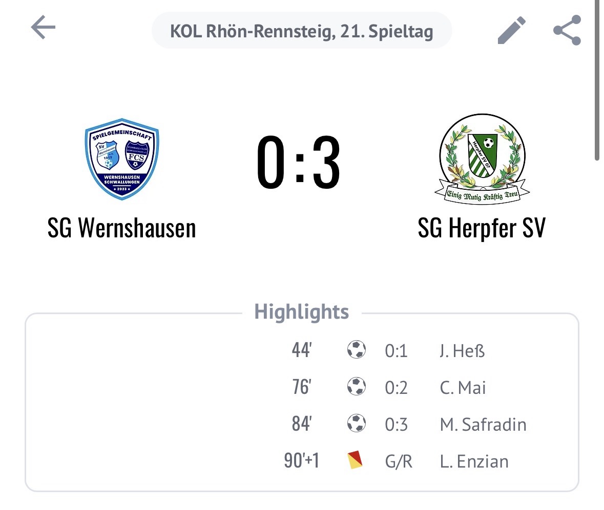 Erste Mannschaft verliert gegen den Tabellenführer
