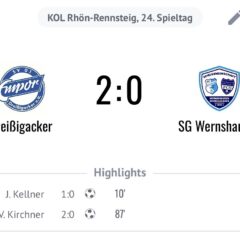 1. Mannschaft verliert in Dreißigacker