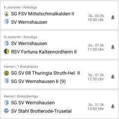 Spieltagsvorschau