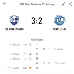 Sieg im letzten Heimspiel