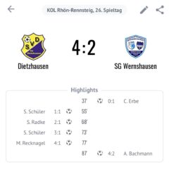 Niederlage im letzten Saisonspiel