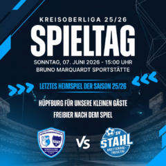 Letztes Heimspiel 1. Mannschaft Saison 25/26