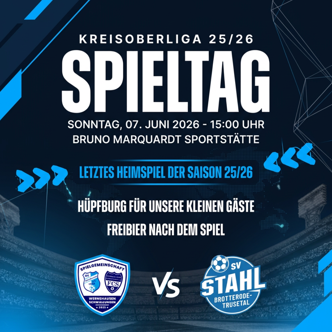 Letztes Heimspiel 1. Mannschaft Saison 25/26