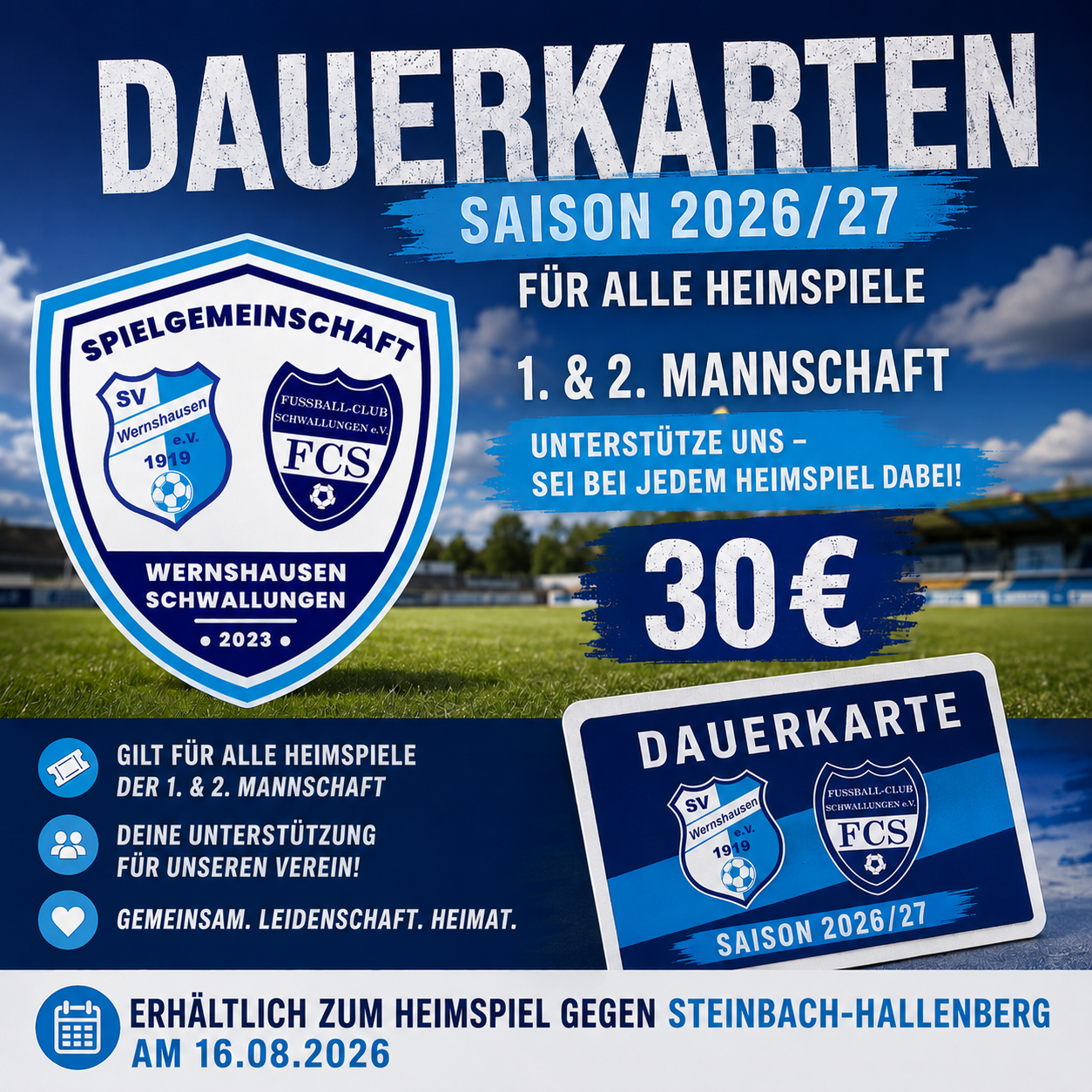 Dauerkarten 2026/27