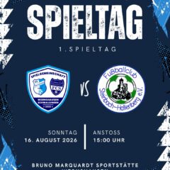 1. Spieltag Saison 2026/2027