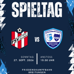 Erste Mannschaft trifft im Derby auf Breitungen